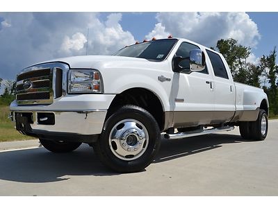 2006 ford f-350 crew cab king ranch fx4 diesel sunroof beautiful!!