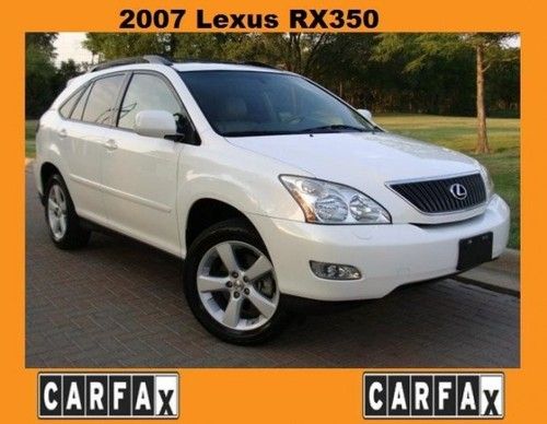 2007 lexus rx 350 fwd fully loaded power sunroof power heated seats one owner