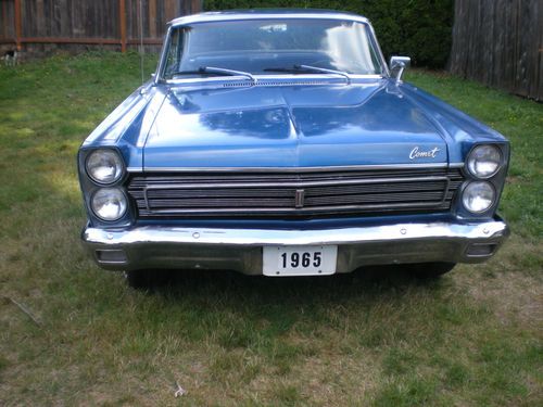 1965 mercury comet cyclone v8 4 speed in excellent rust free condition,clean car