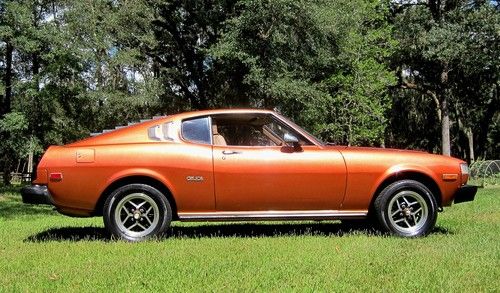 76 toyota celica gt fastback 2-door 2.2l webber 41k miles a/c runs &amp; drives mint