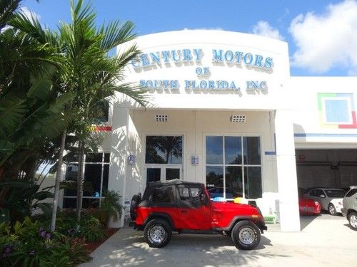 1995 jeep wrangler removable soft top 2.5l i4 5 speed manual