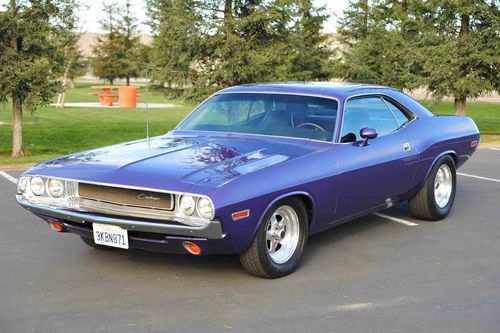 1970 dodge challenger 383/727 plum crazy mopar posi ps pb california ac car