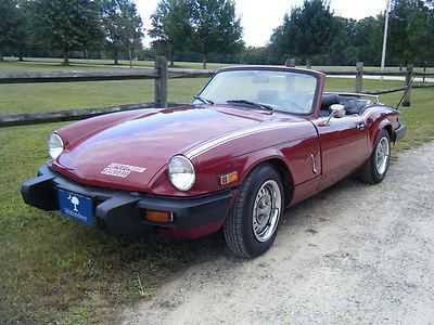 Very nice restored triumph spitfire