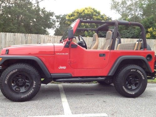 1997 jeep wrangler se sport utility 2-door - v-8 conversion