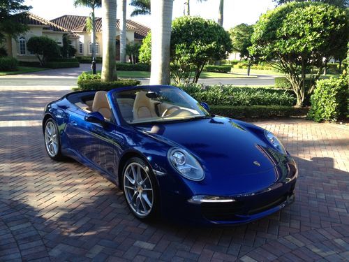 2013 porsche 911 carrera convertible 2-door 3.4l pristine condition 1700 miles