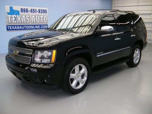 We finance!! 2011 chevrolet tahoe ltz nav heated leather 3rd row bose texas auto