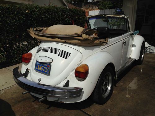 1974 vw superbeetle convertible