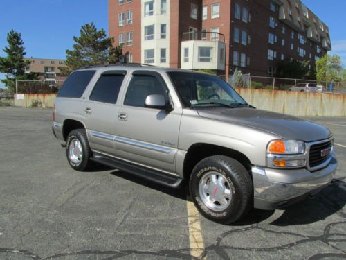 2000 gmc yukon slt 5.3l vortec v8 auto leather 4x4 one owner! clean! no reserve!