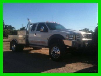 06 ford f550 f 550 truck twin turbo diesel flatbed gooseneck 6-speed california