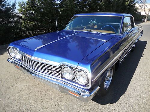 1964 chevy impala blue clean title