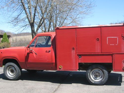 1977 dodge fargo power wagon with utility body last chance!