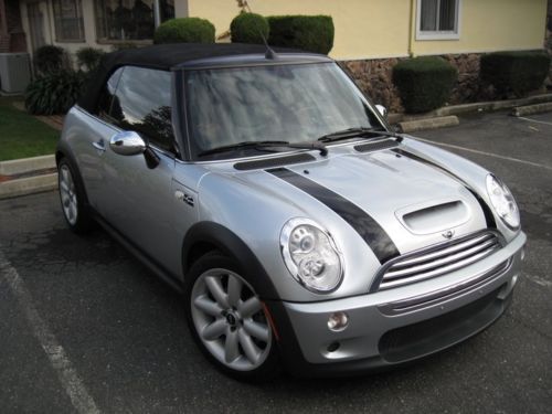 2005 mini cooper s convertible silver 93k miles, clean title, california smogged