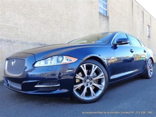 2011 jaguar xjl warranty 20 inch orona wheels panoramic satin elm blue interior