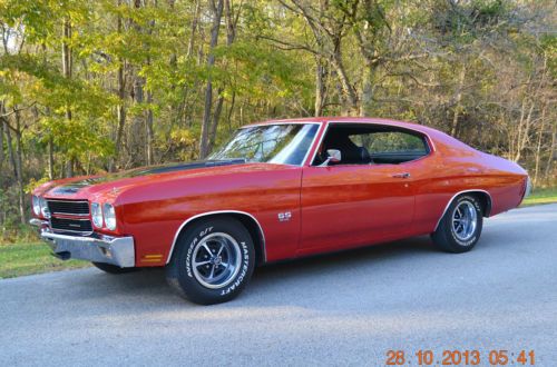 1970 chevelle ss 396 4spd 12 bolt super sport beautiful cranberry red very nice