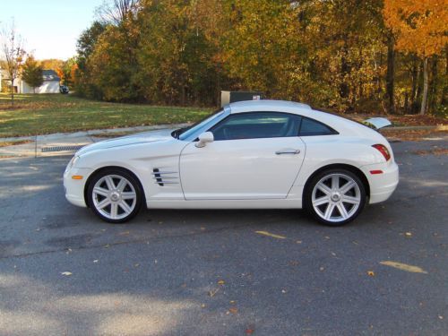 2006 chrysler crossfire limited coupe - alabaster white - automatic - 80k miles
