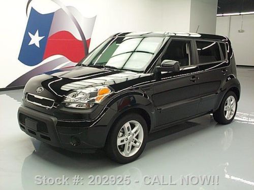 2011 kia soul soul + black on black auto alloys 50k 50k texas direct auto