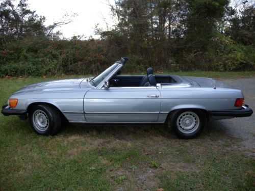 1984 Mercedes 380 SL, Convertible, Silver, Classic, Rare, Roadster, Two door, image 3
