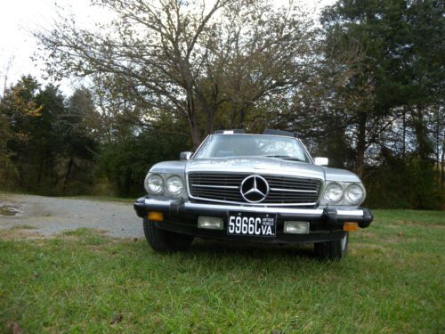 1984 Mercedes 380 SL, Convertible, Silver, Classic, Rare, Roadster, Two door, image 4