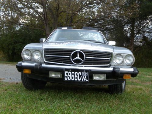 1984 Mercedes 380 SL, Convertible, Silver, Classic, Rare, Roadster, Two door, image 14