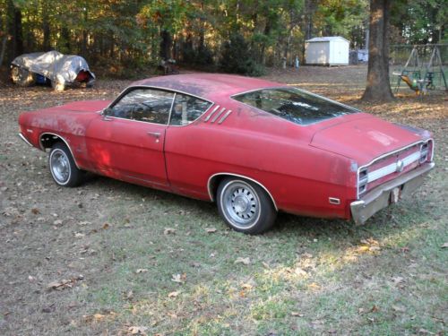 FORD 1969 COBRA Sportsroof FAIRLANE/ TORINO 428 CJ Factory Candyapple Red, image 2