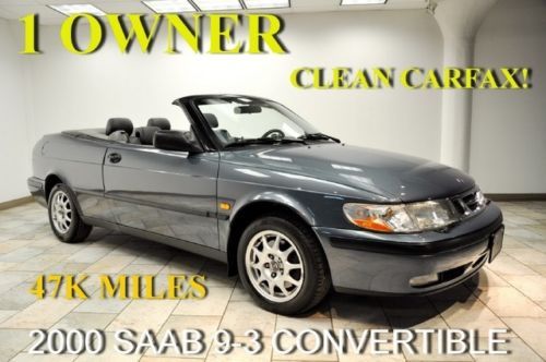 2000 saab 9-3 convertible 47k miles automatic 1owner