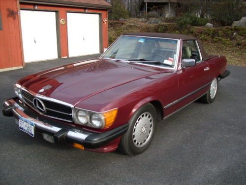 1988 mercedes benz 560 sl convertible