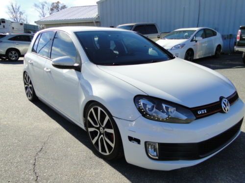 2012 volkswagen gti autobahn turbo repairable salvage title, rebuildable