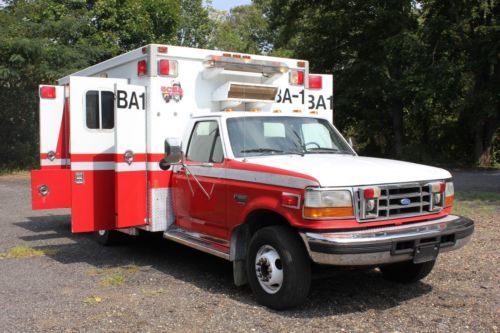 1995 Ford F450 Ford : F-450 Xlt ambulance Powerstroke diesel runs and drive, image 3