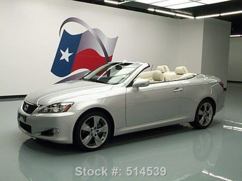 2010 lexus is250 convertible auto nav leather xenon 22k texas direct auto