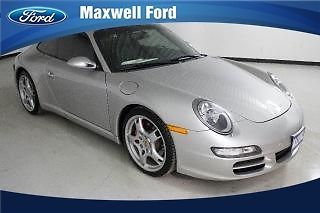 07 porsche 911 coupe carrera s manual transmission, nav and a roof, clean car