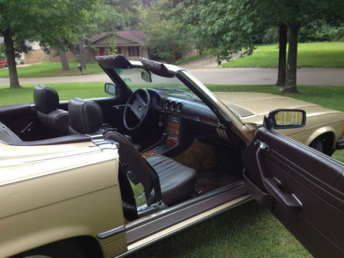 1982 mercedes sl 380 low mile roadster