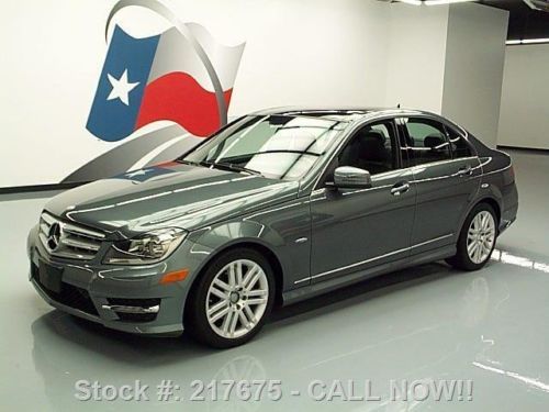 2012 mercedes-benz c250 sport pano sunroof 1-owner 27k texas direct auto
