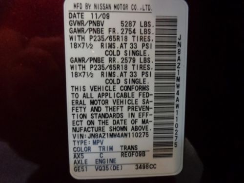 SL 3.5L MP3 Player Auxiliary Audio Input Anti-Theft Device(s) Air Conditioning, US $23,995.00, image 37