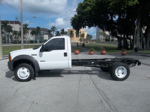 2005 ford f450 cab &amp; chassis diesel superduty 4x2