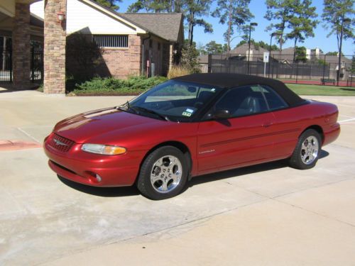 2000 chrysler sebring jxi limited convertible