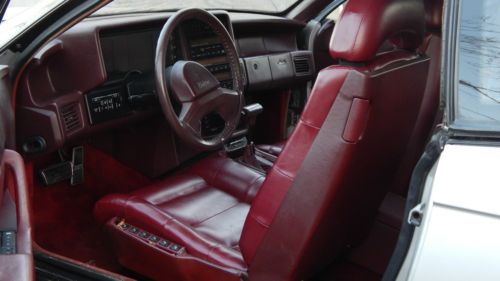 1988 cadillac allante hardtop convertible, champagne silver, red on red interior, image 3
