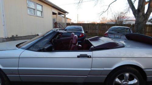 1988 cadillac allante hardtop convertible, champagne silver, red on red interior, image 5
