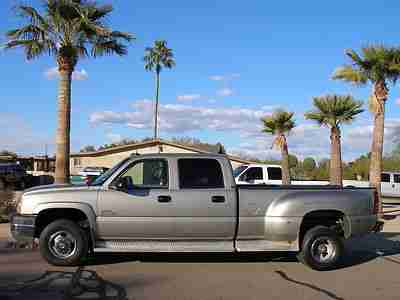 2003 CHEVY CREWCAB DUALLY LT 2WD DURAMAX DIESEL EXTRA CLEAN ! RUST FREE! ARIZONA, image 2