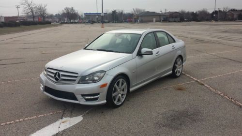 2012 mercedes benz c350 sport sedan amg.  1 owner.  clean carfax.  non smoker.