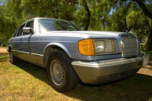 1984 mercedes benz  500 sel  top of the line classic luxury sedan