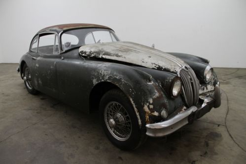 1959 jaguar xk150 fixed head coupe, british racing green, black plate cali car