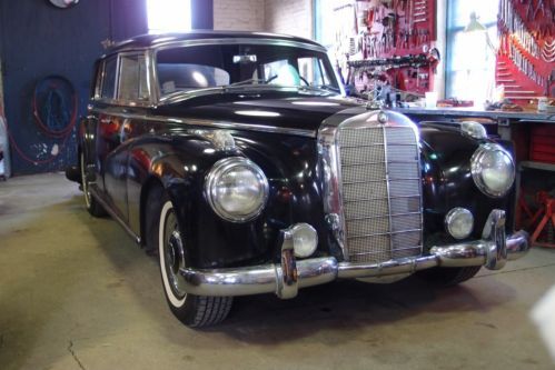 Roadworthy 1955 mercedes-benz 300c adenauer with m189 300d fuel-injected engine