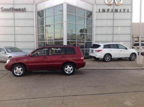 2004 highlander v-6 limited leather