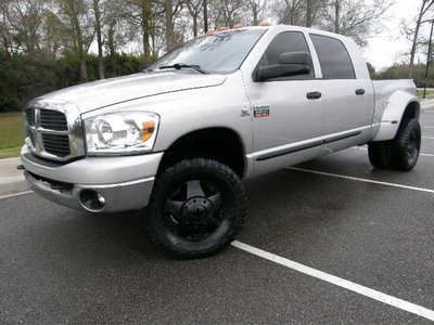 2008 dodge ram 3500 mega cab 4x4 cummins diesel 6.7 rockstar wheels pioneer nav