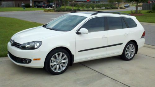 2013 vw jetta sportwagen tdi w/ sunroof, navigation, 6 speed manual transmission