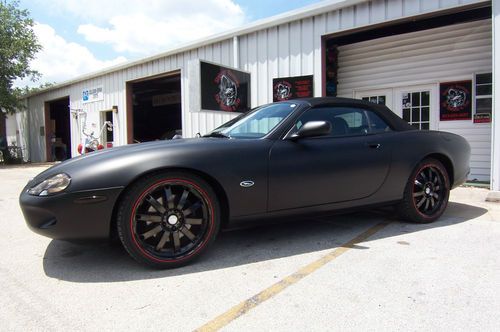 2000 jaguar xk8 flat black murdered out custom