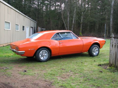 1967 pontiac firebird with 428/375hp yh code engine, solid complete project car