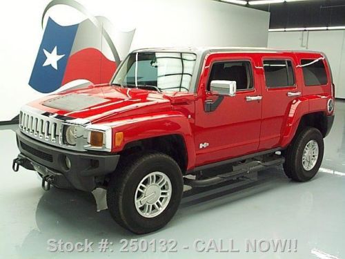 2007 hummer h3 4x4 auto 3.7l i5 dual dvd side steps 43k texas direct auto