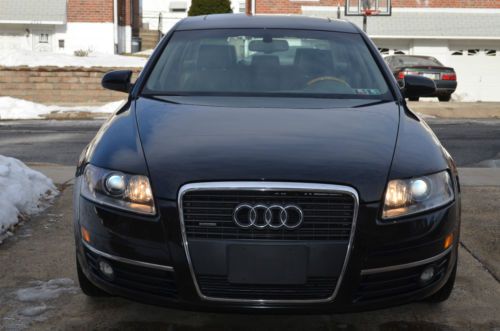 2007 audi a6 quattro**one owner*navigation*wood steering wheel* wood shift knob*