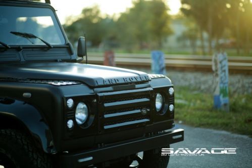 Land rover d-110 defender. left hand drive custom finish